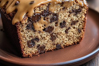 Biscoff Banana Bread with Chocolate Chips