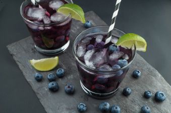 Blueberry Tequila Smash