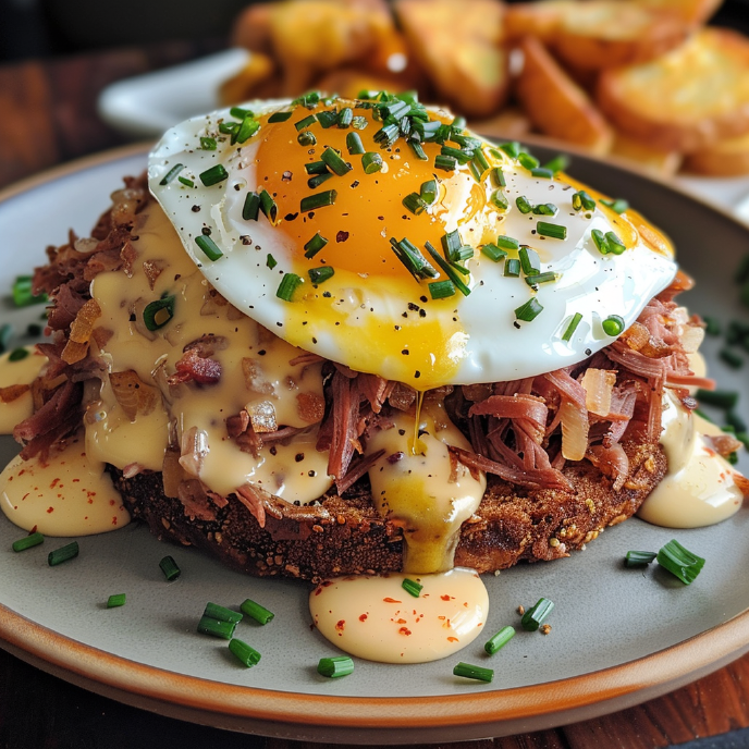 Eggs Benedict with Corned Beef