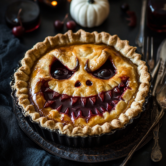 Haunted Halloween Pie