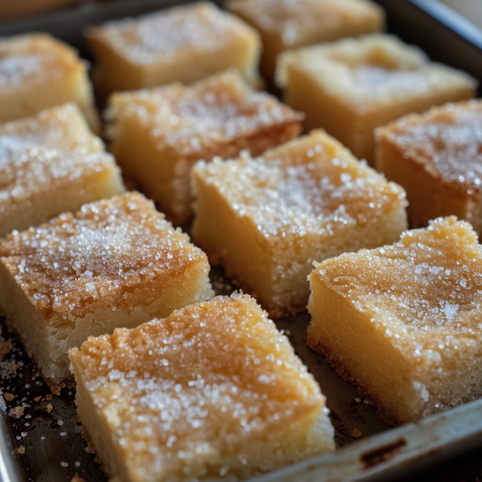 Irish shortbread squares