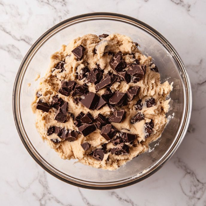 Levain Cookie Dough in a Bowl