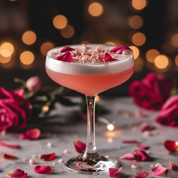 Sour Raspberry Valentine (Raspberry Gin Sour)