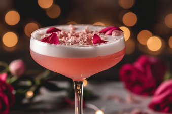 Sour Raspberry Valentine (Raspberry Gin Sour)