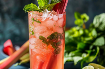 Rhubarb Mojito