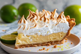 Key Lime Pie with Meringue Topping