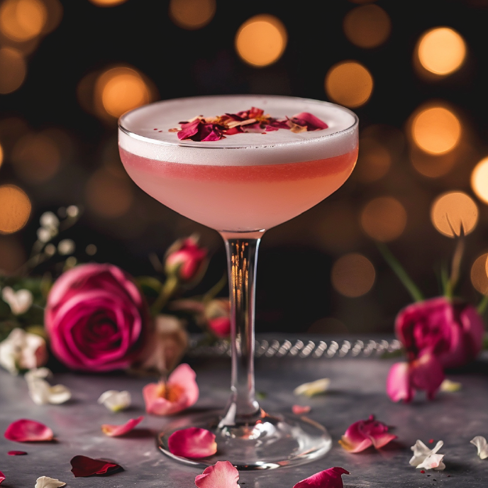 Sour Raspberry Valentine (Raspberry Gin Sour)