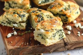 Spinach and Feta Scones