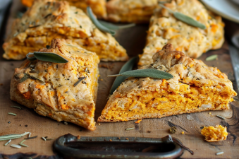 Sweet Potato and Sage Scones