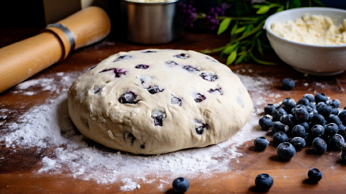 Starbucks Blueberry Scone dough