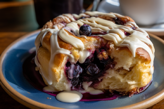 Blueberry Cinnamon Rolls