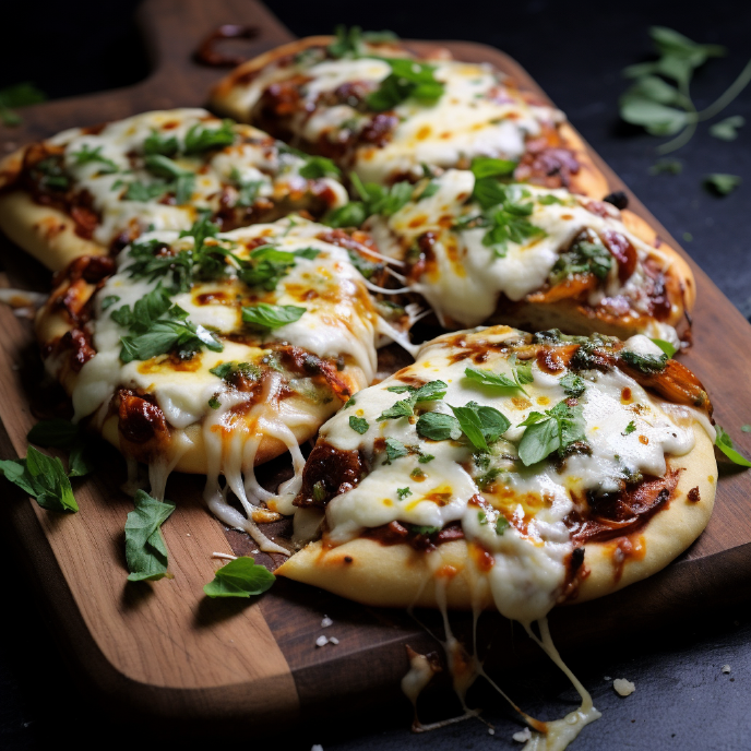 Sourdough Naan Pizza